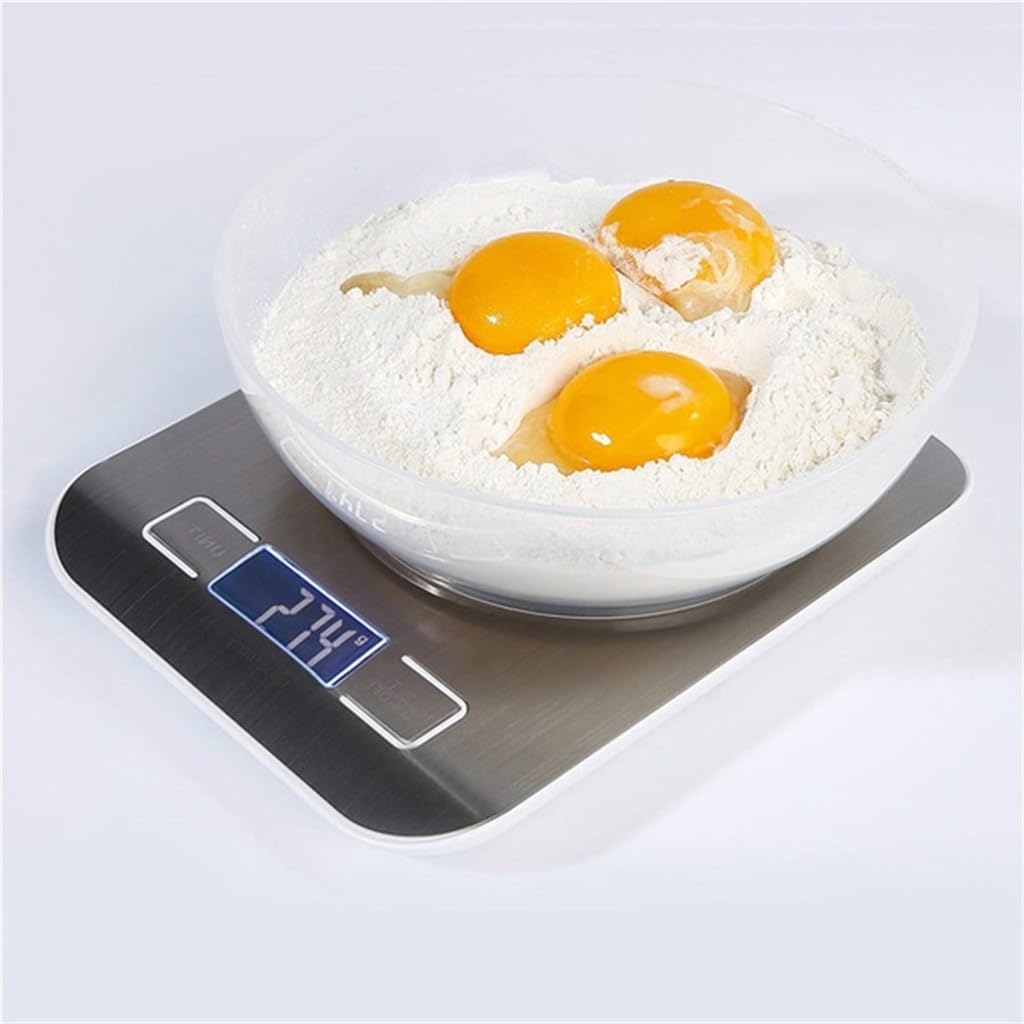 Rechargeable Stainless Steel Electronic Scales Kitchen Home Food Weighing Baking