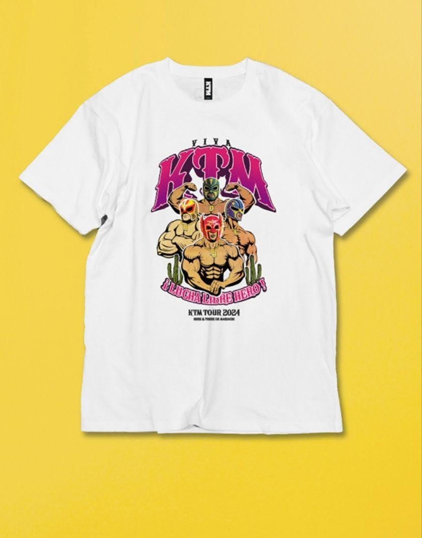 ケツメイシ ホワイトTシャツ Lサイズ キャラクターイラスト