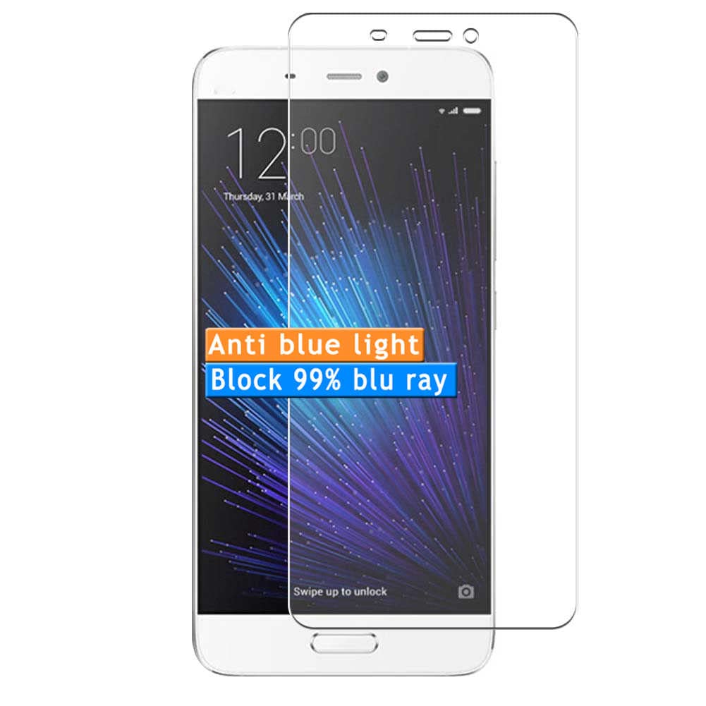 4-Pack Anti Blue Light Screen Protector, compatible with XIAOMI MI 5 MI5 TPU Film Protectors Sticker [ Not Tempered Glass ]