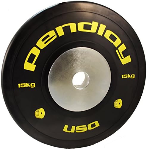 Pendlay Classic Elite Black Bumper Plates (Set of 2)