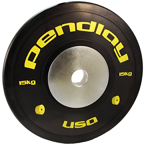 Pendlay Classic Elite Black Bumper Plates (Set of 2)