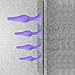 Anal Plug Sex Toys,HISIONLEE 5PCS Sex Anal Toys Silicone Butt Plug Training Kit for Adult Sex Toys & Games Women Male and Beginners (Purple)