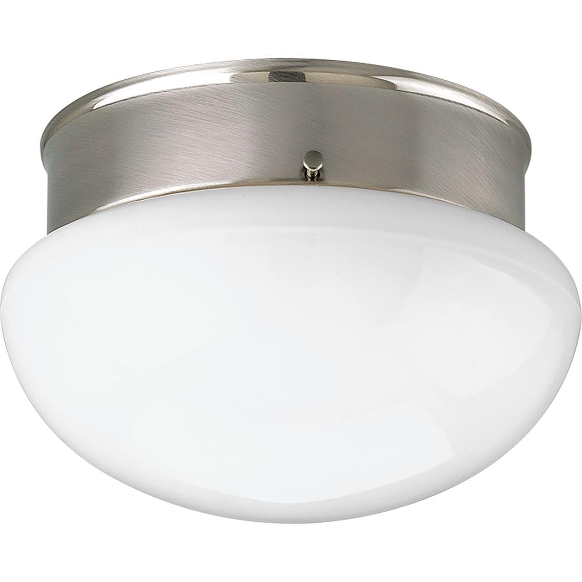 Progress Lighting P3408-09 1-Light Close-To-Ceiling Fixture, Brushed Nickel