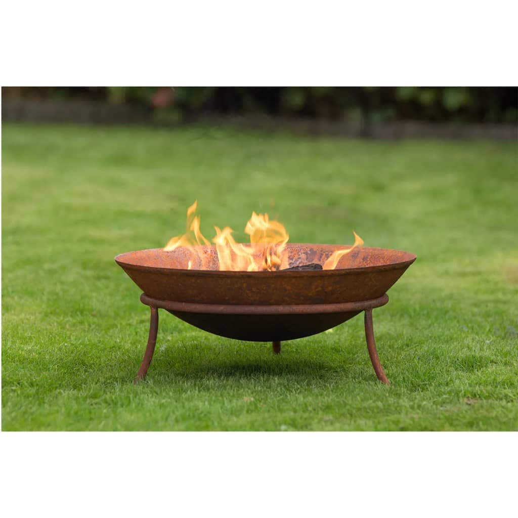 Caminetto da esterno,Pozzo del fuoco da giardino per il campeggio,Riscaldamento del patio,intrattenimento,falò, spiaggia,feste,RedFire Braciere Tulsa Color Ruggine in Acciaio