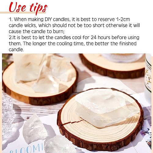 Mtlee 2.2 Lb High Density Clear Gel Wax For Candle Making Transparent Gel Candle Wax Jelly Candle Bulk For Diy Handmade Projects Material Supplies #TOP5