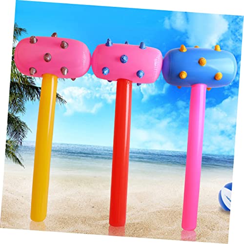 FELTECHELECTR 2pcs Pvc Inflatable Hammers Toy Hammers for Boys and Girls Small Toys Inflatable for Boys and Girls Bulk Random Color