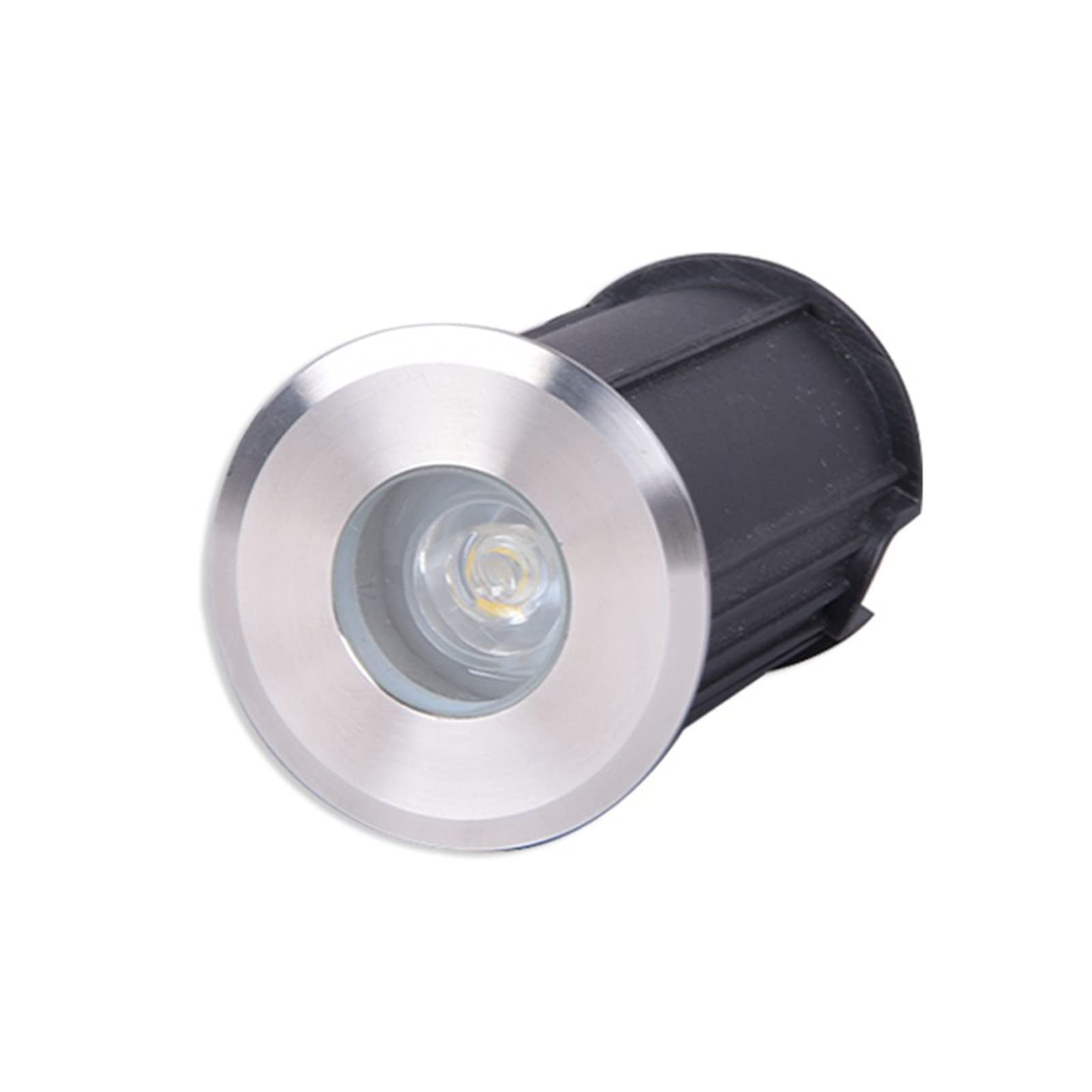 Faretto da Incasso IP68 Luci per Stagno subacquee Faretti da Pavimento con Angolo del Fascio di 30 ° per Sott'Acqua, Scale, terrazza Esterna Colore: Luce Calda, Dimensioni: 42 mm (