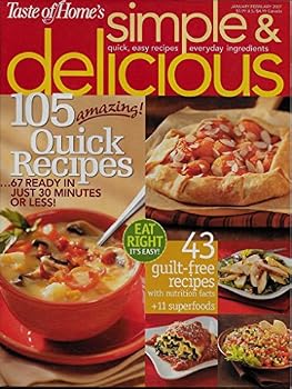 Single Issue Magazine Taste of Home's Simple and Delicious January / February 2007 [Spanish] Book