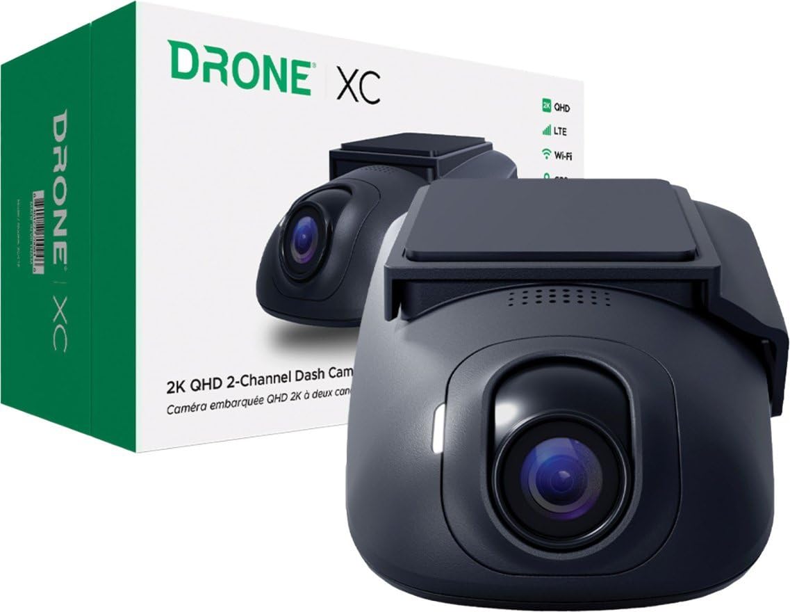 Drone XC 2K LTE/Wi-Fi/GPS Dash Camera with aftermarket Remote Start & Security Alarm System Integration