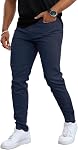 GINGTTO Mens Jeans Skinny Stretch Premium High Rise Colored Jeans Elastic