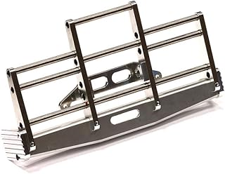 Integy RC Model C24635SILVER Billet Machined Animal Guard for Tamiya 1/14 Scale Volvo & 1850L Tractor Trucks