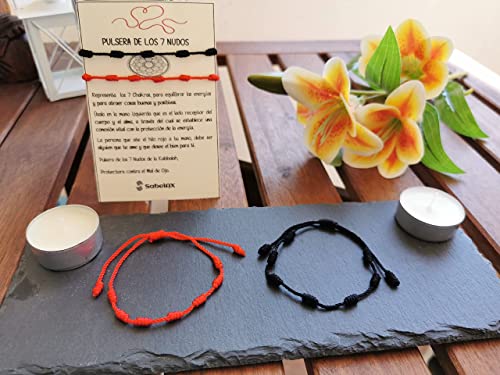 Pulsera Roja 7 Nudos Amuleto Unisex 51lnbSrqfCL. SL1000