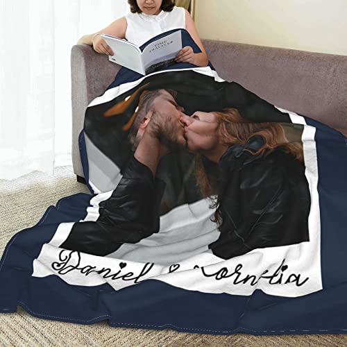 Easycosy personalisierte Decke für Paare - Geschenke für Sie Frauen Benutzerdefinierte Bild ersonalisierte Foto Kuscheldecke für Freundin… – Ansicht 5
