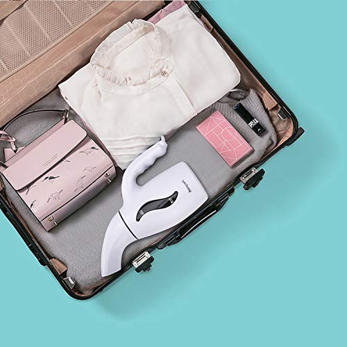 Arespark Steamer for Clothes, 110V Handheld Clothes Steamer Travel Steamer, Powerful Steamer Wrinkle Remover, Clean, Sterilize and Steamer Garment and Soft Fabric, Portable, Compact-Travel/Home