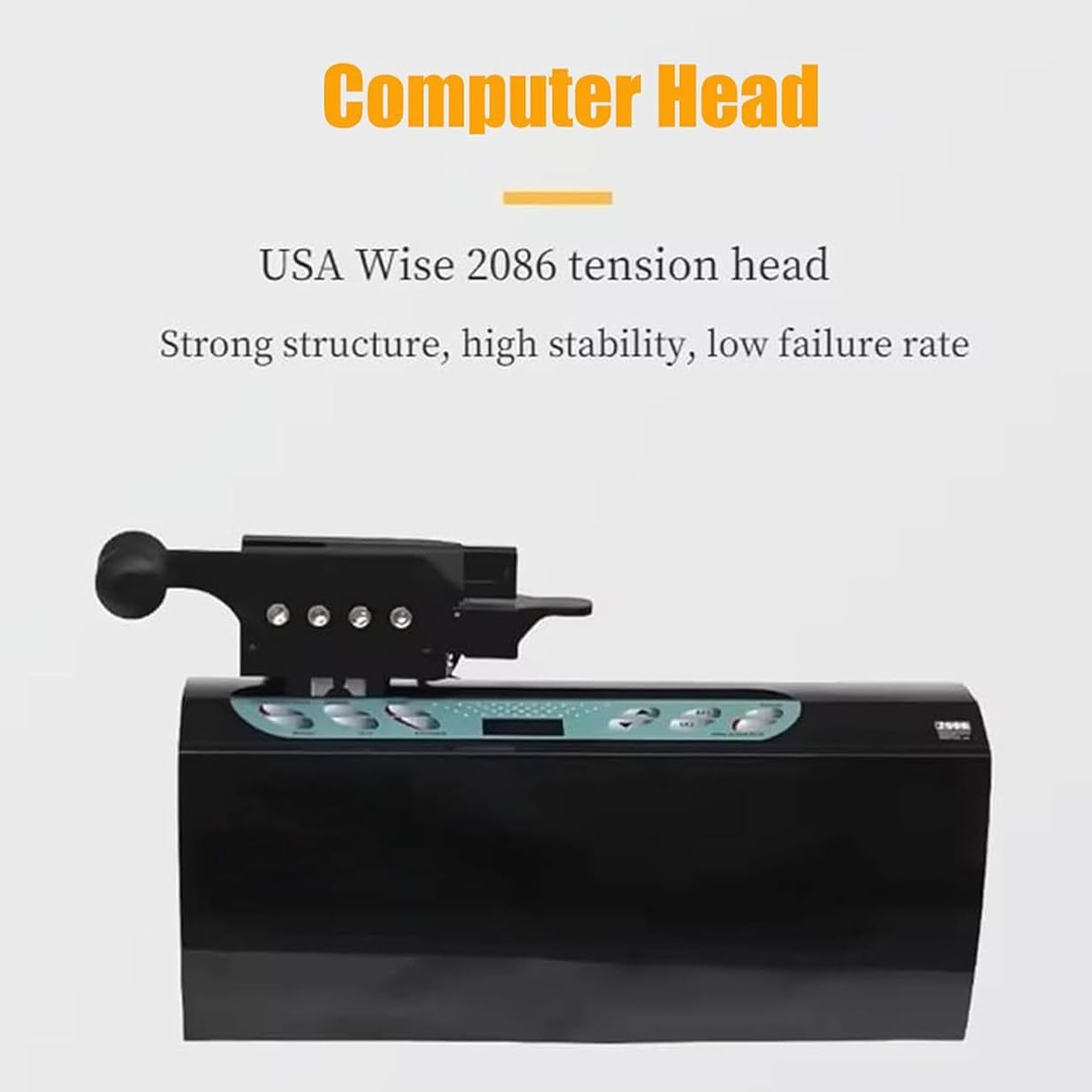 Electric Tabletop Racket Restring Machines, Badminton Racket Stringing Machine, Six-Point Positioning Frame, with Stringing Tools and Accessories