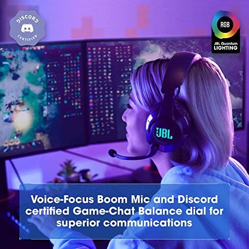 JBL Quantum 600, draadloze over ear gaming headset met microfoon en met RGB, pc en console, alleen draadloos compatibel met meerdere platforms, in zwart - Afbeelding 6