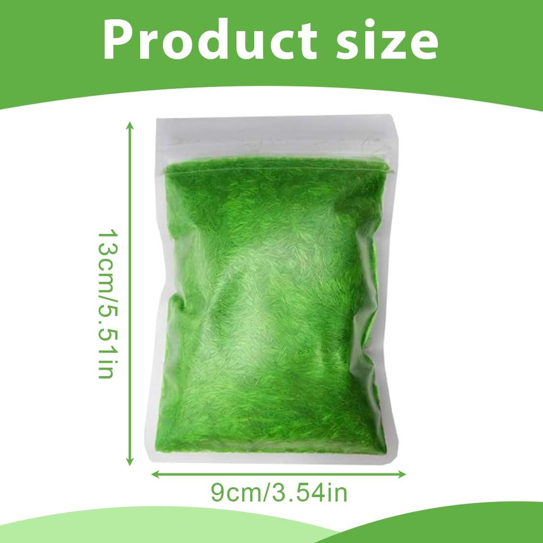 GXGM Pianta di erba artificiale di muschio, architetture paesaggistiche per modellismo Ferroviario, Polvere di erba statica 30 g/sacchetto,Erba finta,Erba modellismo(verde chiaro)