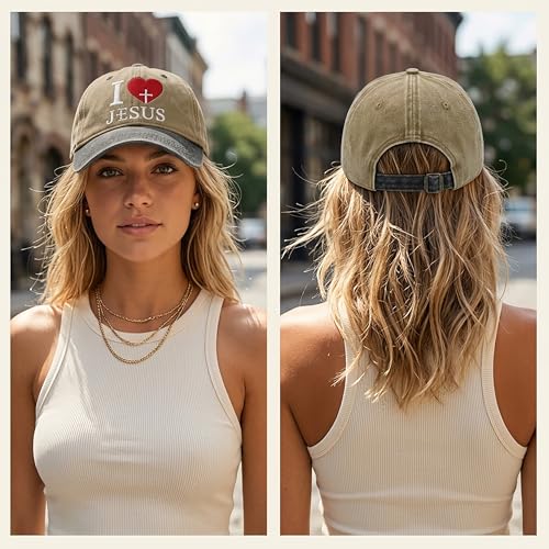 Image of I, Love Embroidered Baseball Cap
