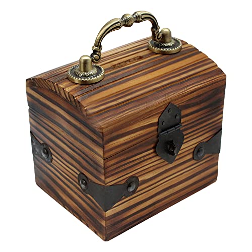 Image of ITOS365 Handicrafted Wooden Antique Money Bank for Children- Woody Finish | Coin Savings Box Piggy Bank | Gifts for Kids, Girls, Boys & Adults | Large Size Money Storage Box
