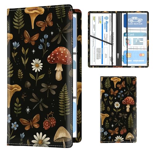 Organizador para auto de cuero miniatura 1