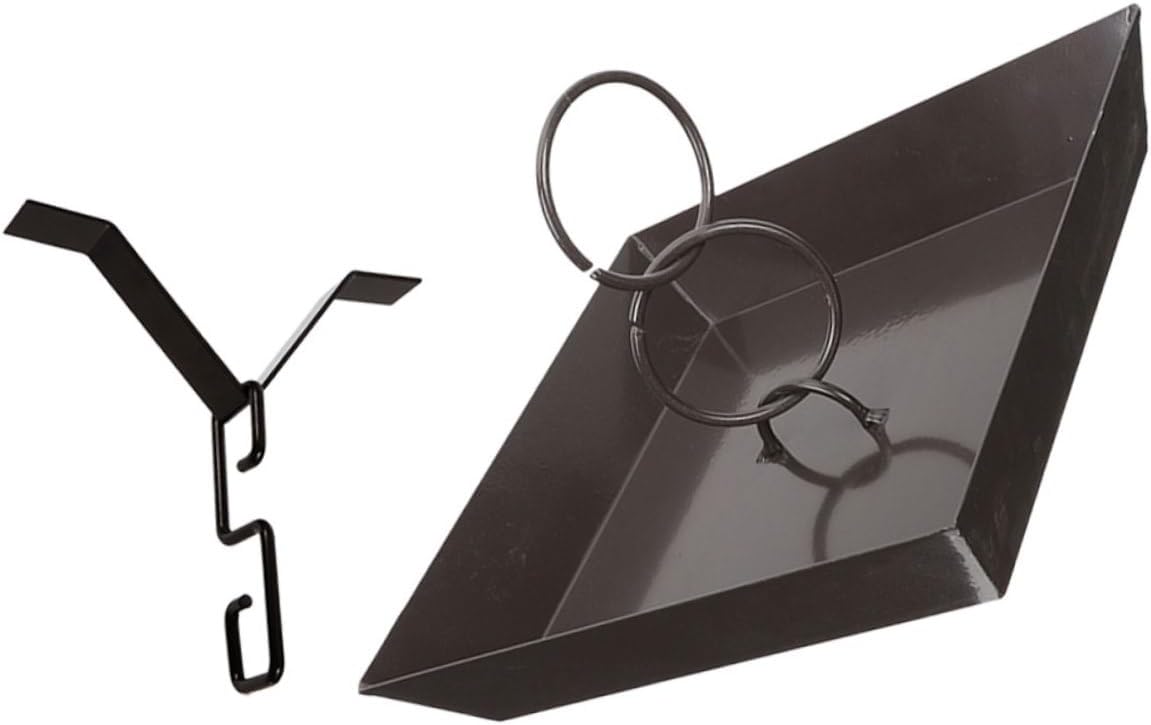 Rain Chain with Catcher Basin and Hooks Rain Chain for Outdoor Drainage Decorative Gutter for Gardens and Patios Easy Installation Durable Design
