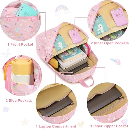 Image of BANQLYN 16-Inch Kids Backpack for Boys & Girls,Preschool Backpack for Kids Girls Small Backpack Purse Kindergarten School Book bags for Toddler Travel,Perfect for School Backpack