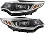 Gold Shrine For Kia Optima Headlight 2016 2017 2018 Driver and Passenger Side Headlamp Assembly Replacement