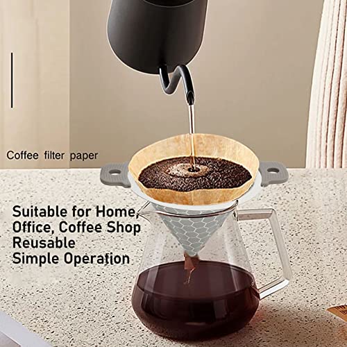 Filtre à café en acier inoxydable durable avec double couche haute précision - 6
