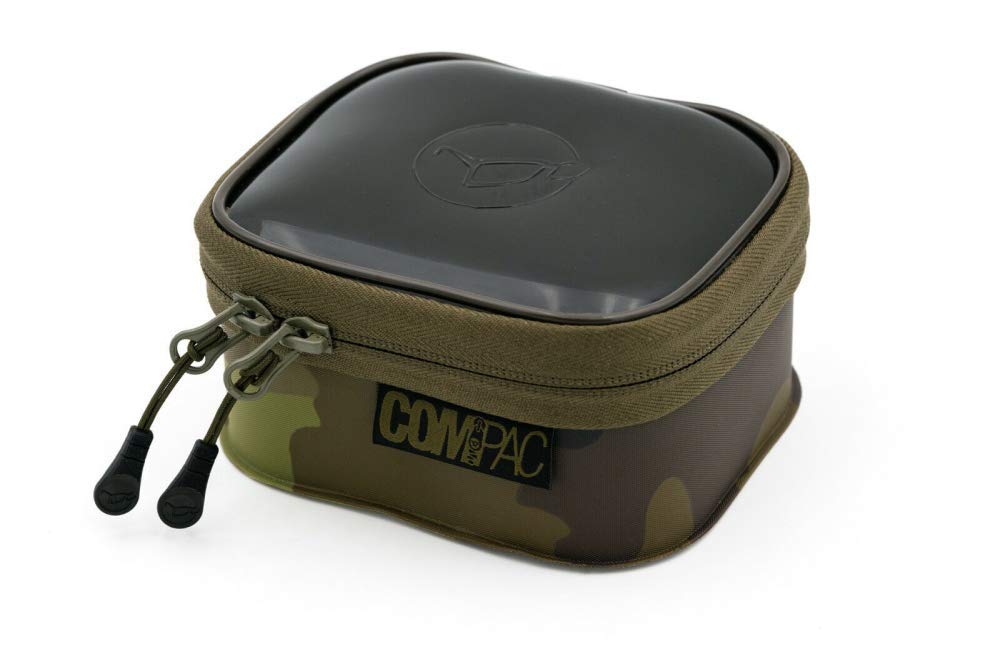 KordaCompac Kamo 140, Compact Tackle Storage, Waterproof EVA, Zipped Pouches & Clear Lid for Easy Access