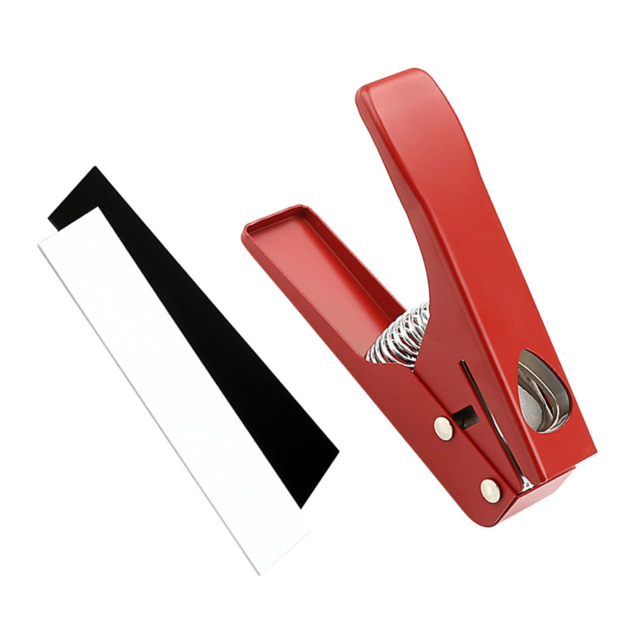 Schnittwerkzeug auswählen Gitarre Hersteller wählt Guitar Pick Punch DIY Plektrumschlag Handwerkzeuge Pick-Maker Puncher auswählen Metall rot