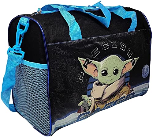 Personalized Travel Duffel Bag Created Using Character Duffel Bag - 15" (Created Using Baby Yoda Duffel Bag)2