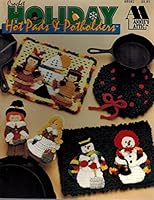 Annie's Attic Crochet Holiday Hot Pads & Potholders # 8B082 B000OFQCGW Book Cover