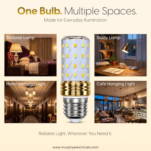 Image of Murphy 6W 3-in-1 LED Corn Bulb, E27 | CW + WW + NW | Multi CCT Light