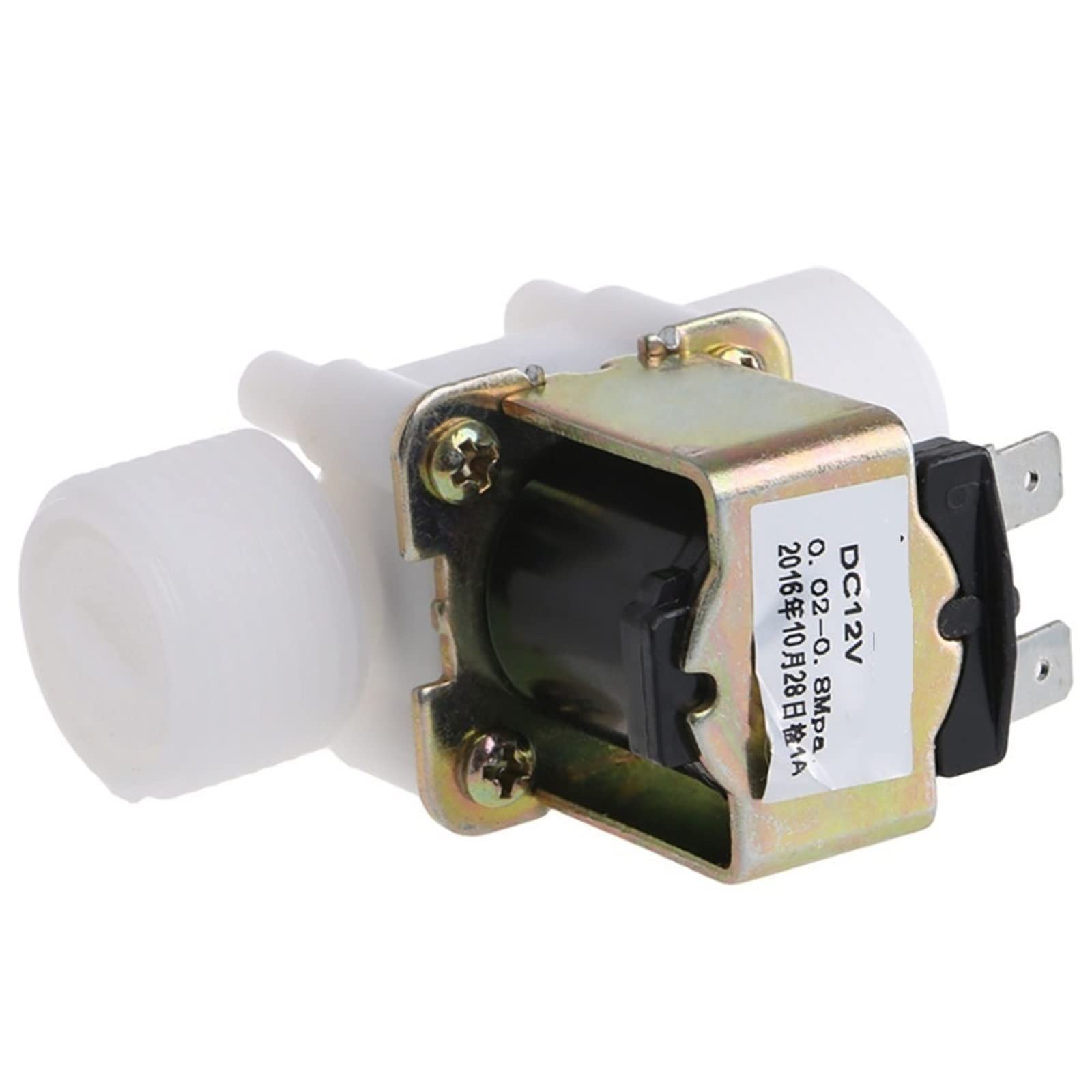 3/4 Quot; Électrovanne électrique DC 12V PP N/C, Dispositif de dérivation de contrôle de l'eau, matériel 1 pièces