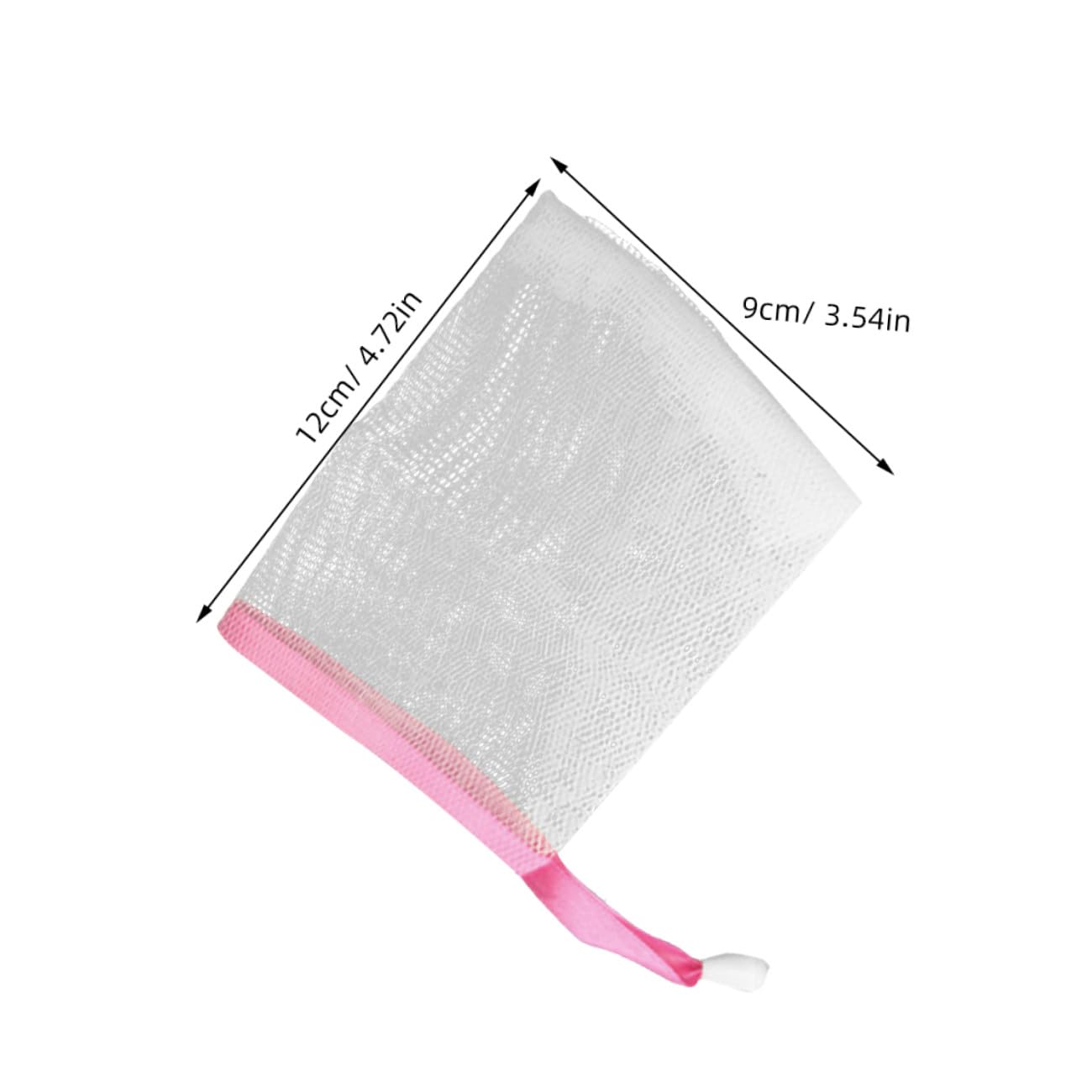 10 Pack Nylon Mesh Soap Saver Pouch for Facial and Body Cleaning