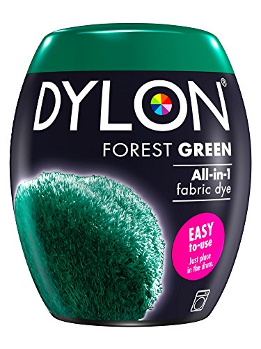 DYLON Washing Machine Fabric Dye Pod for Clothes & Soft Furnishings, 350g  Forest Green