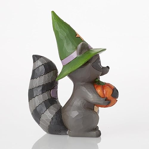 Miniatura 5 de Enesco Jim Shore Heartwood Creek - Figura de mapache de Halloween, 5.9 pulgadas, multicolor