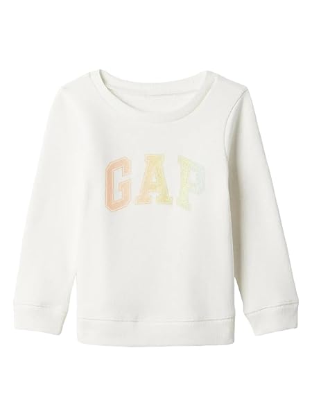 GAP baby-girls Logo Crew Sweatshirt