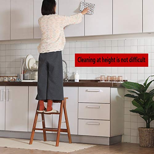 Taburete de escalera para el hogar plegable portátil y multifuncional 3