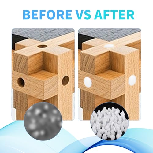 Image of 500 Pieces Plastic Hole Plugs Round Button - 3 /16 Inch Round Button Screw Caps for Nail, Screw & Partition Holes in Cabinets, Brackets & Shelves