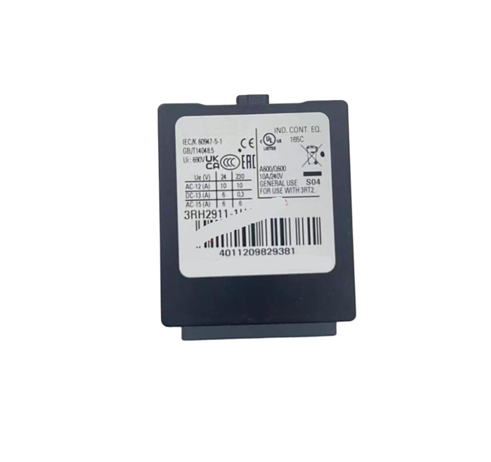 3RH2911-1HA11 module contact auxiliaire pour automatisme industriel