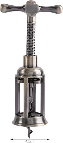 Miniatura 2 de Abridor de vino, abridor de botellas de vino tinto de aleación de zinc, sacacorchos de ala, sacacorchos manual con bomba de palanca ergonómica