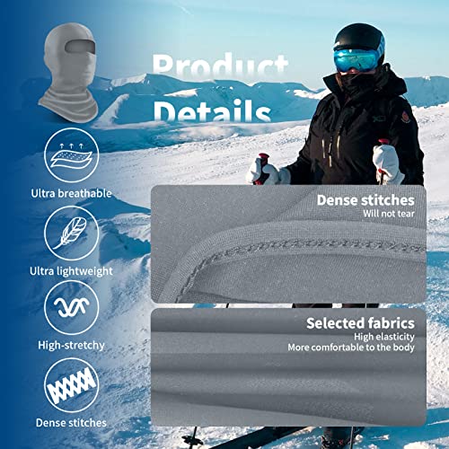 Image of YESLIFE Balaclava Ski Mask for Men and Women, Winter Face Mask, Shiesty for Skiing, Snowboarding & Motorcycle
