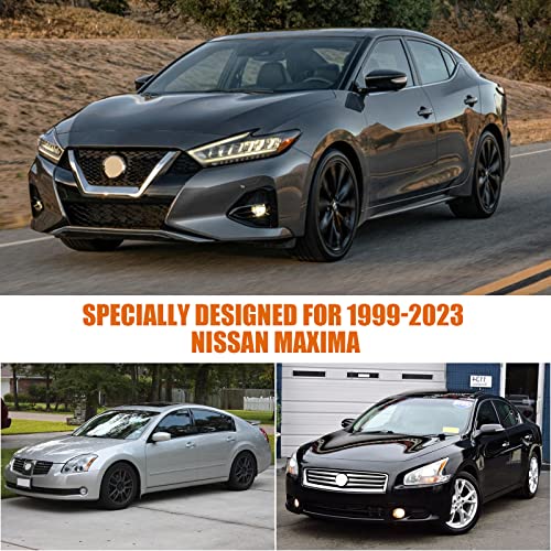 Image of Waterproof Car Covers Replace for 1999-2023 Nissan Maxima, 6 Layers All Weather Custom-fit Car Cover with Zipper Door & Windproof Bands for Snow Rain Dust Hail Protection (Maxima)