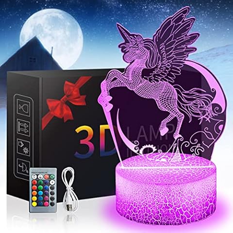 Luz Nocturna 3D de Unicornio Zeaky Cover