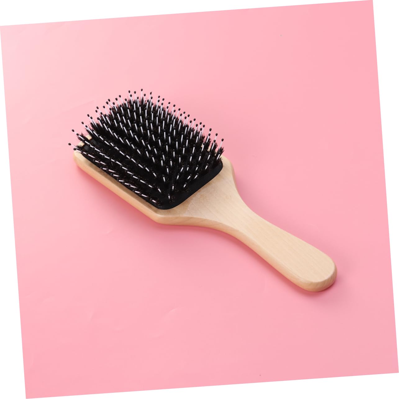 FRCOLOR 3piezas Cepillo De Masaje De Cerdas De Natural Para Peinar Cabello Rizado y Ondulado Cepillo De De Madera Para Hombres y Mujeres