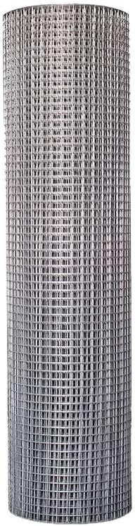 Coated Welded Wire Fence,1Mx30M 1.6cm Holes Chicken Wire Fencing Hot Dipped Mesh Fencing Garden Border Fencing Roll Fence Welded Cage Poultry Netting for Chicken Deer Rabbit and Other Small Animals