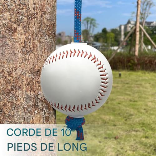 Outil d'entraînement avec corde de baseball pour améliorer la sangle de lancer - 4