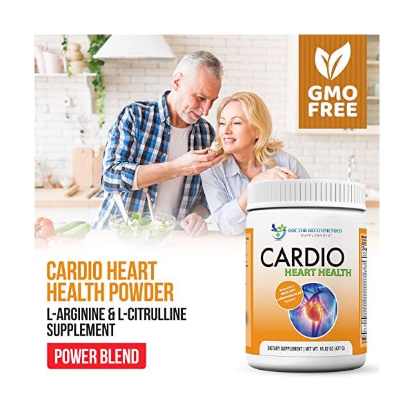 Cardio-Heart-Health-Powder--L-Arginine-Supplement-5000mg-L-Citrulline-1000mg1682-oz Cardio Heart Health Powder – L-Arginine Supplement 5000mg & L-Citrulline 1000mg,16.82 oz