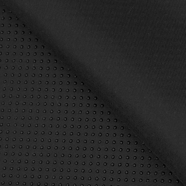 STOFFKONTOR Anti Rutsch Stoff mit Noppen - Meterware, Farbe Schwarz - zum Nähen von Homaccessoires UVM.